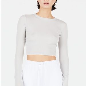 Brand new with tags small cotton citizen Verona crop in white stone